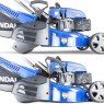 Hyundai Hyundai 17 /43cm 139cc Electric-Start Self-Propelled Petrol Roller Lawnmower | HYM430SPER