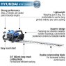 Hyundai Petrol Hedge Trimmer/Pruner, 26cc 2-stroke Easy-Start, Lightweight and Anti-Vibration, 24