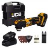 JCB JCB 18V MULTI TOOL 2X 2.0AH LITHIUM-ION BATTERIES IN W-BOXX 136-1 | 21-18MT-2-WB