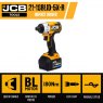 JCB JCB 18V BRUSHLESS IMPACT DRIVER, 5AH LITHIUM-ION BATTERY AND CHARGER | 21-18BLID-5X-B