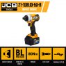 JCB 18V BRUSHLESS IMPACT DRIVER, 5AH LITHIUM-ION BATTERY AND CHARGER | 21-18BLID-5X-B