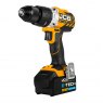 JCB 18V BRUSHLESS COMBI DRILL 2X 4.0AH LITHIUM-ION BATTERY IN W-BOXX 136 WITH 4 PIECE MULTI PURPOSE 