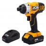 JCB 18V Impact Driver with 2.0Ah Lithium-ion battery and 2.4A charger | 21-18ID-2XB