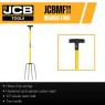 JCB JCB Professional Manure Fork 4 Prong T Handle | JCBMF11