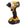 JCB JCB 18V B/L Combi Drill B/L Impact Driver Multi Tool Kit 2x 2.0ah Lithium-Ion Batteries and charger