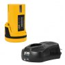 JCB JCB 12V 2.0AH LITHIUM-ION BATTERY AND 12V CHARGER | 21-12BTFC