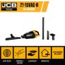 JCB JCB 18V HANDHELD VACUUM CLEANER | 21-18VAC-B, Bare Unit