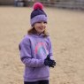 Shires Equestrian  Shires Kids' Lilac Tikaboo Hoodie