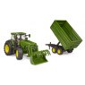 Bruder Bruder John Deere 7R350 Frontloader & Tipping Trailor