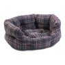 Zoon Plaid Oval Bed - Small