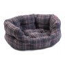 Zoon Zoon Plaid Oval Bed - Small