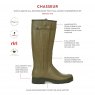 Le Chameau Le Chameau Men's Chasseur Leather Lined Wellingtons