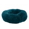 Ancol Super Plush Donut Bed - 50cm Teal