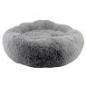 Ancol Super Plush Donut Bed - 100cm Slate Grey