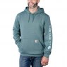 Carhartt Men's Loose Fit Hooded Sweatshirt With Sleeve Logo