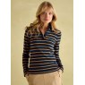 Joules Women's Fairfield Navy & Tan Top
