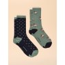 Joules Joules Everyday 2Pk Socks One Size