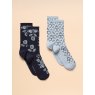 Joules Joules Everyday 2Pk Socks One Size