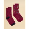 Joules Joules Everyday 2Pk Socks One Size
