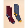 Joules Joules Men's Kingsbury Socks 2Pk