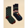 Joules Joules Men's Kingsbury Socks 2Pk
