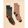 Joules Joules Men's Kingsbury Socks 2Pk